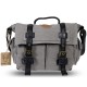 Rakuda Assistant Fashion Canvas Shoulder Camera Bag - Leather (Gray)