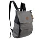 Rakuda Companion Canvas Travel Backpack Non-Washed Leather Gray